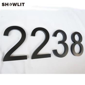 

3D Number Mounted Modern Font Easy Installation Door Number Screw Mounted Custom Made Available