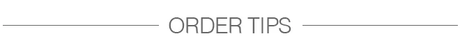 Order Tips