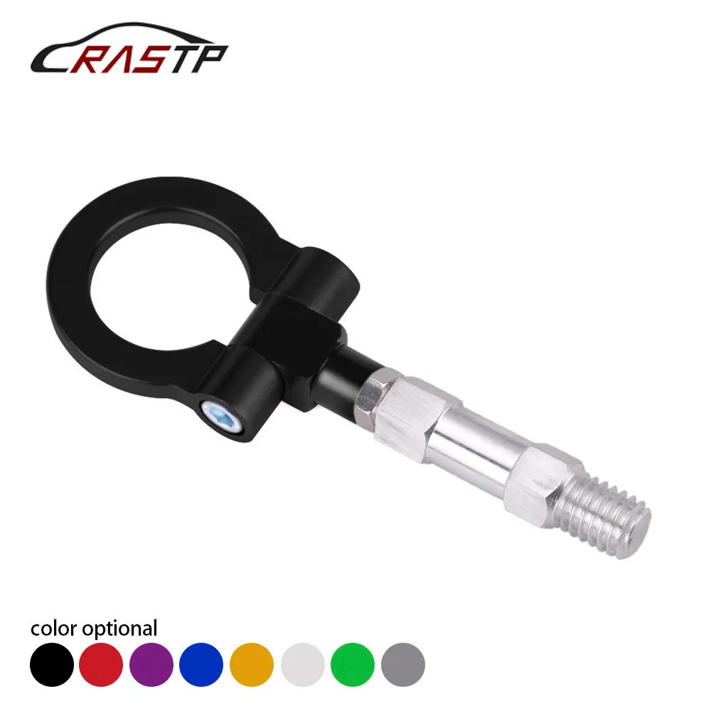 

RASTP-Aluminum Towing Hook Ring Kit On Tow Hook Eye Towing Colorful CNC JDM Style For BMW 3/4/5 Series RS-TH008-12