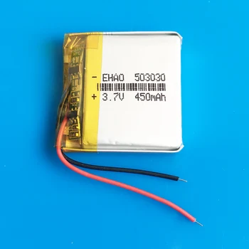 

503030 450mAh Lipo battery polymer lithium Rechargeable batteries for MP3 GPS DVD bluetooth speaker smart watch recorder