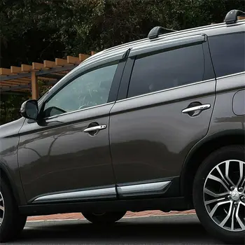 

4 For Mitsubishi Outlander 2014-2019 Window Door Visor Vent Sun Shade Rain Guard Car accessories Car modification