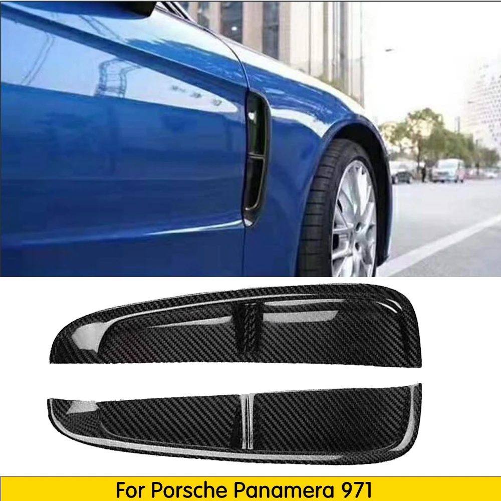 

carbon fiber side duct for Porsche Panamera 2017-2019 carbon fiber side vents for Porsche 971 fender trim free shipping