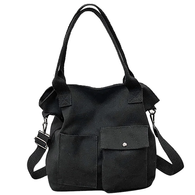

Japanese Canvas Bag Simple Small Fresh Sen Female Single Shoulder Diagonal Handbag