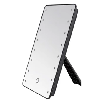 

Oversized LED Makeup Mirror with Lamp Desktop Vanity Mirror Artifact Desktop Large Mirror Illuminated XL Beauty Mirror