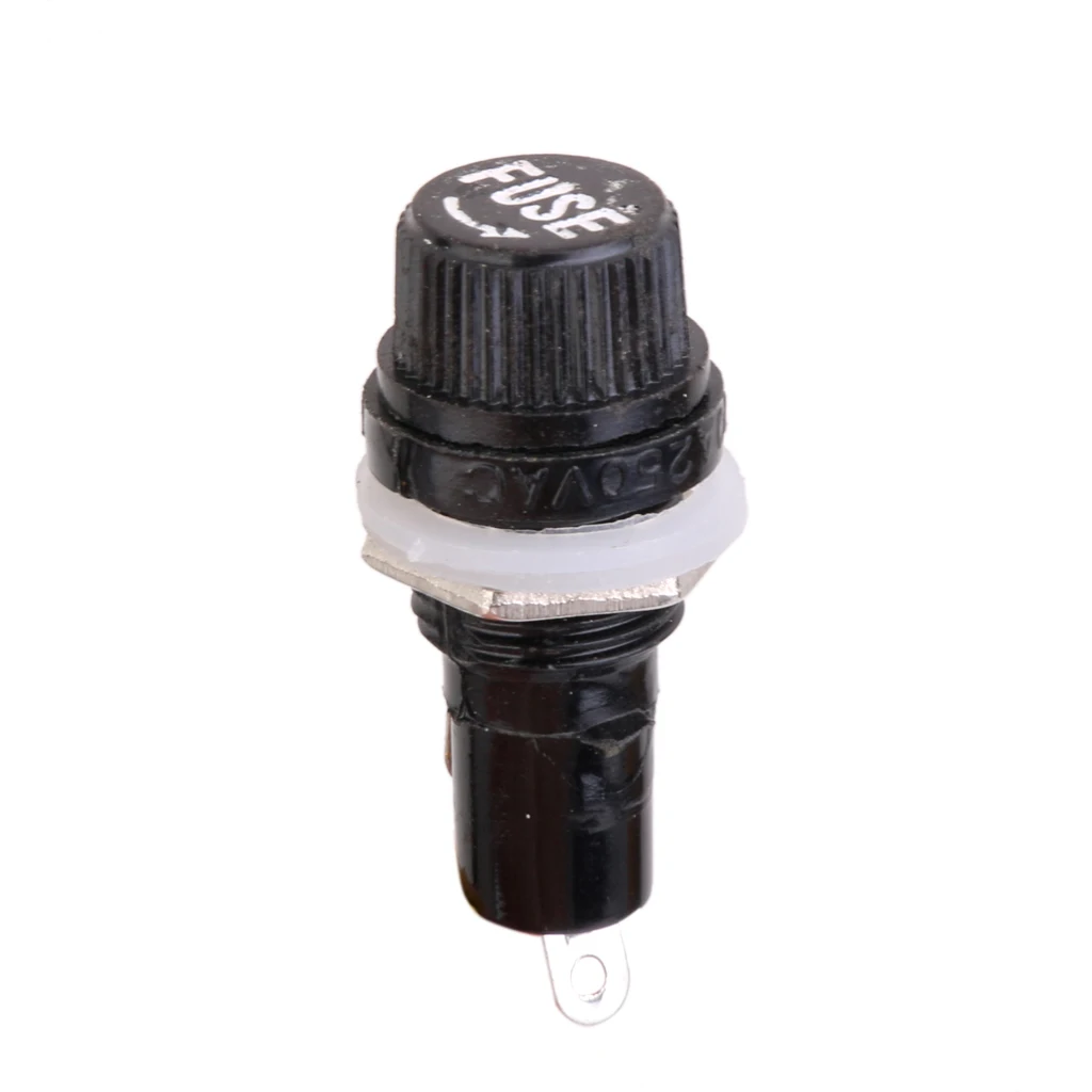 5Pcs Chassis / Panel Mount Fuse Holder Sockets for 5*20 Volume Fuse 250V 10A