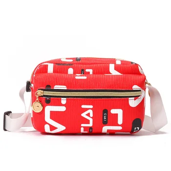 

2020 Spring and Summer New Women's Korean-Style Letter Printing Shoulder Small Square Bag Messenger Change Phone Bag Female #30