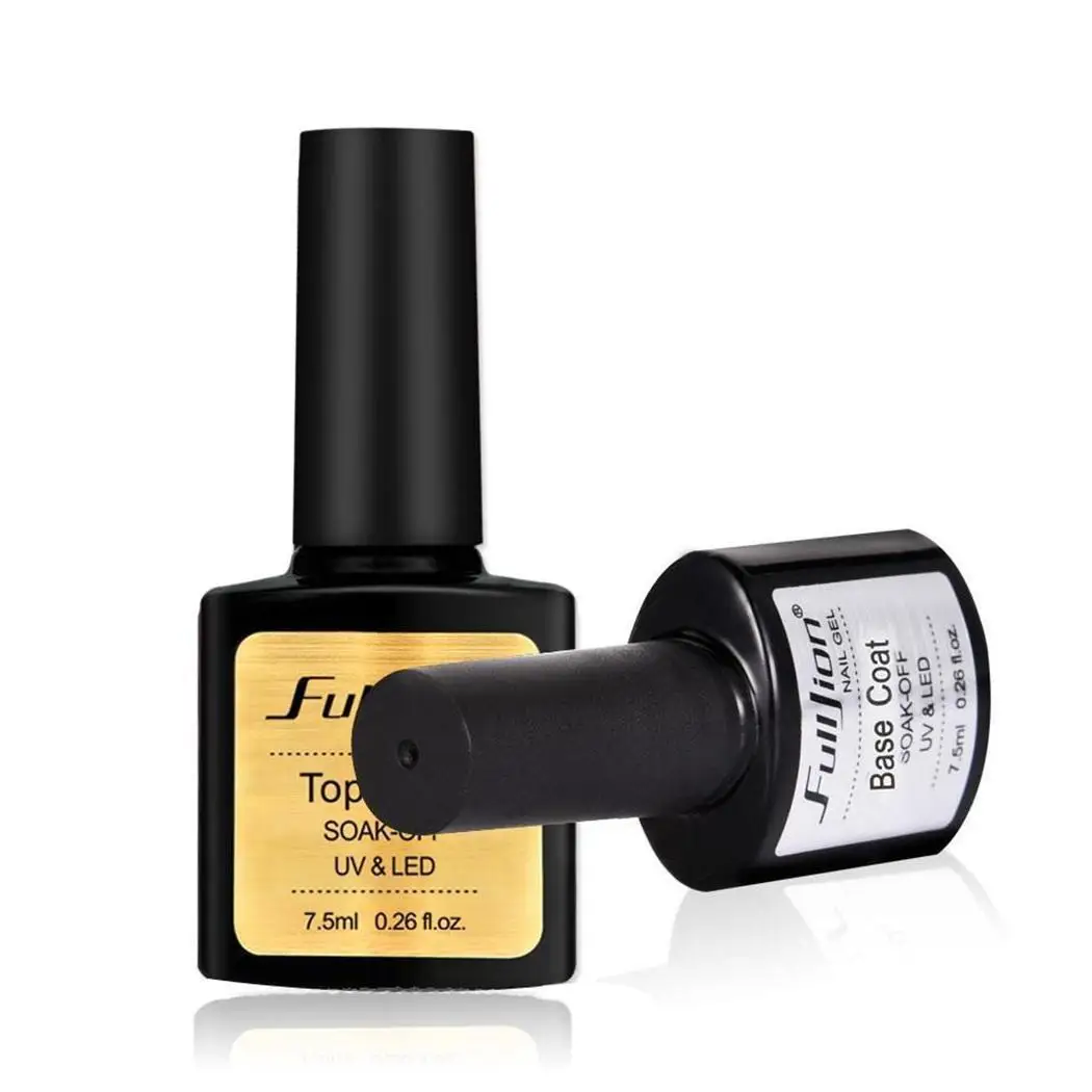 

Top Base Coat Soak Off Gel Nail Polish UV LED Nail Primer Vernis semi permanent Transparent Builder Nails Gel