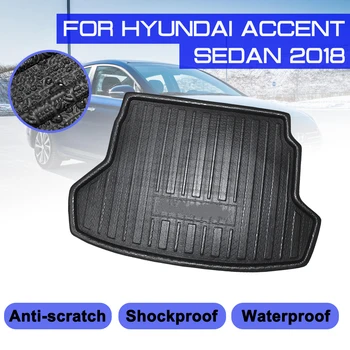 

Car Floor Mat Carpet Rear Trunk Anti-mud Cover For Hyundai Accent Sedan 2018