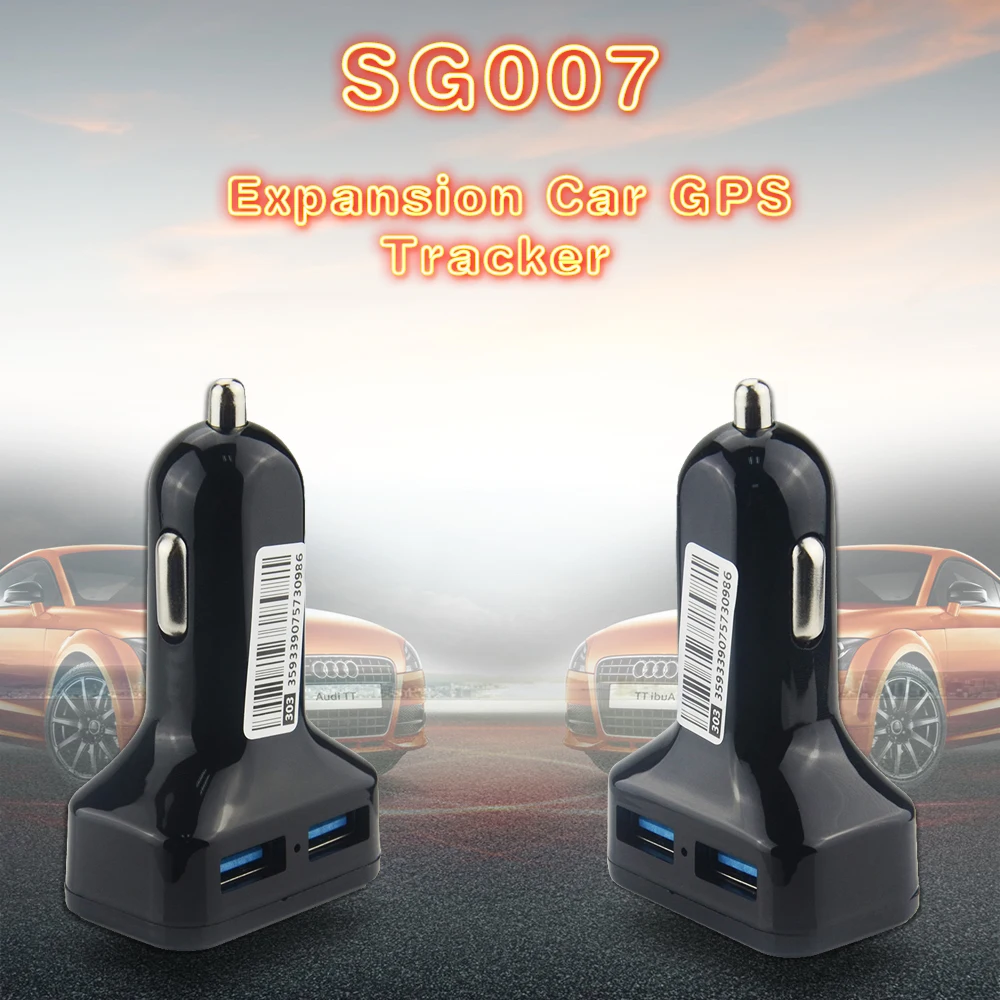 SG007 автомобильное зарядное устройство gps трекер для автомобиля gps GSM Wi-Fi LBS отслеживание в реальном времени с голосовым контрольное записывающее устройство вибрационная сигнализация