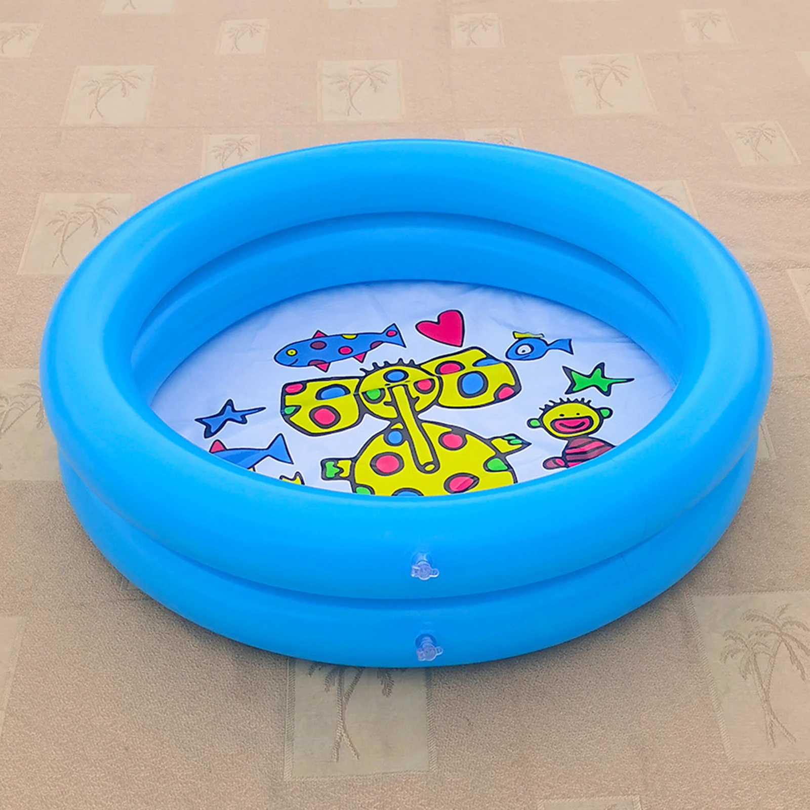 PVC Round Kids Inflatable Swimming Pool Baby Bath Tub Family Summer Indoor Outdoor Garden Backyard Water Fun Toy Tub Durable