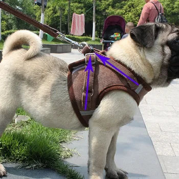 

Dog Cat Harness Vest Reflective Walking Lead Leash for Puppy Dogs Corduroy Mesh Harness for Small Medium Dog Soft Pet Products