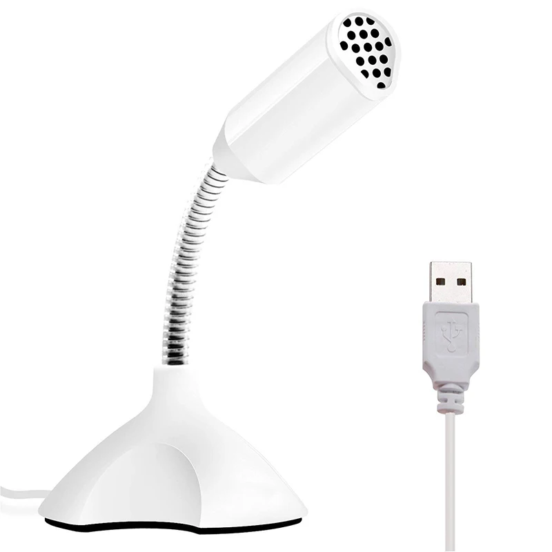USB настольный мини микрофон Студийный офисный проводной стенд микрофон для ноутбука ноутбук Регулируемый Настольный чат пение микрофоны