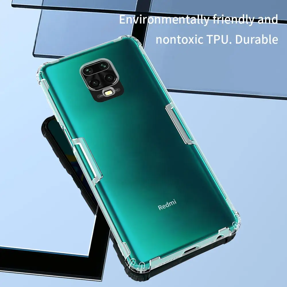 Для Xiaomi Poco X3 NFC Redmi Note 9S 9 8T 8 7 Pro Max Nillkin силиконовый чехол из ТПУ прозрачный для Max|clear