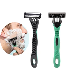 Men's Shaver Razor Blades Replaceable Straight Safety Razor 3 layers Razor Blades Male Shaving Razors Straight Razor