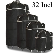 32 дюймов воздушная клетчатая сумка багажная сумка клетчатая сумка gage сумки Дорожная сумка на колесиках Сумки на колесиках складные самокатные багажные сумки