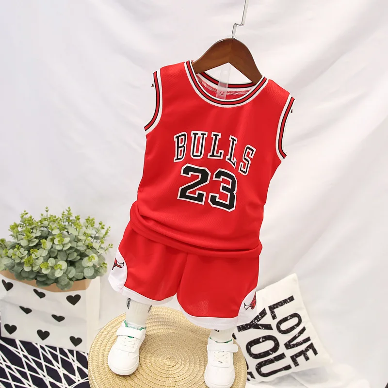 

Basketball Wear Cross Border Monopoly 2019 New Style Children Set Young STUDENT'S Performance Wear CHILDREN'S DAY Children's Day