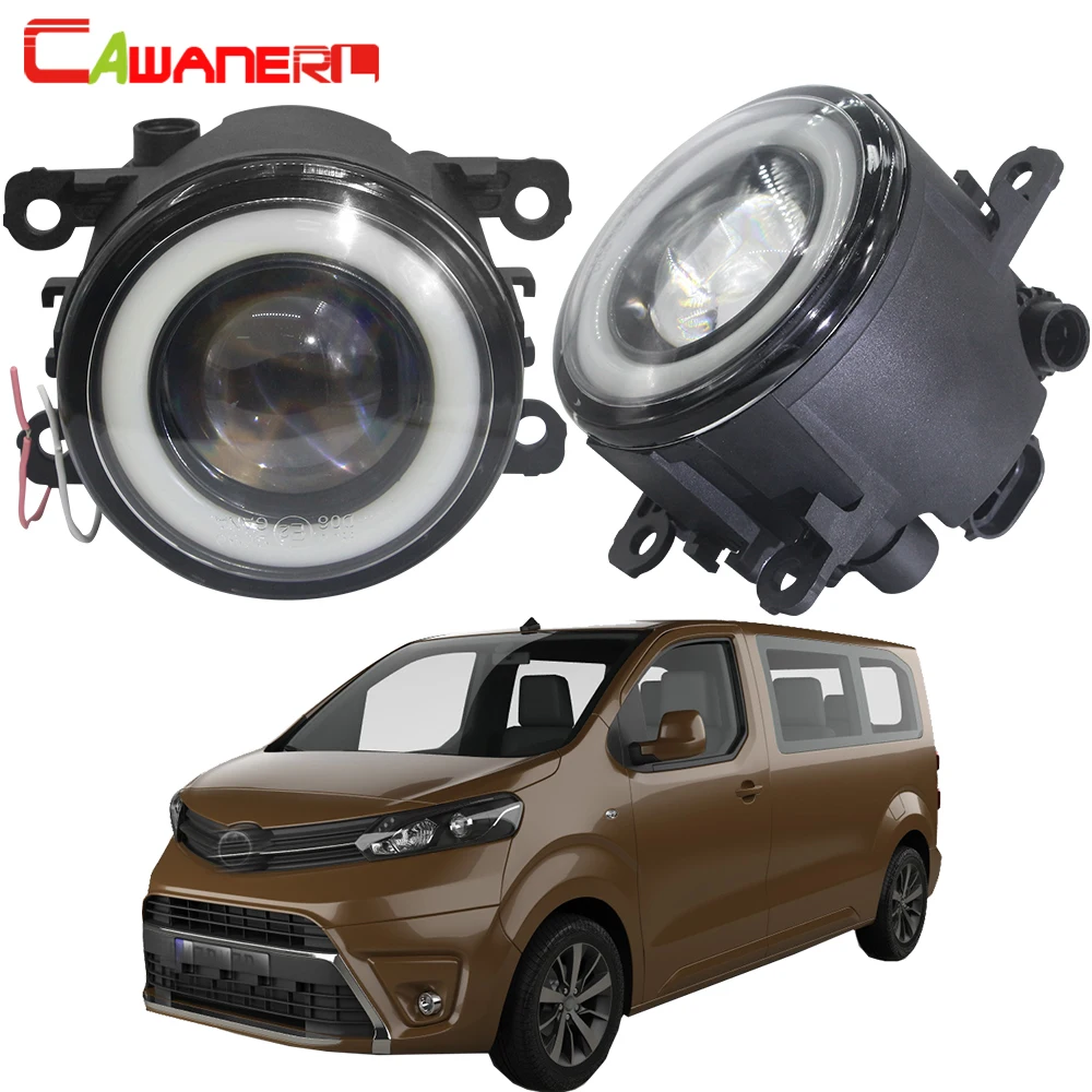 Cawanerl для Toyota Proace автомобиля 30 Вт 3000LM светодиодный туман светильник COB глаза