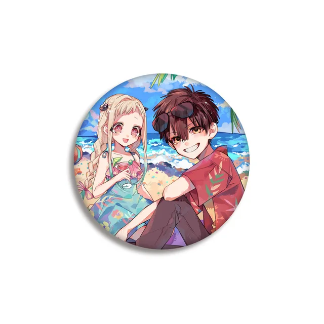 Toilet Bound Hanako Kun Anime Badges on a Backpack NENE Anime Icons Pins Badge Decoration Brooches Metal Badges For Clothes DIY 16