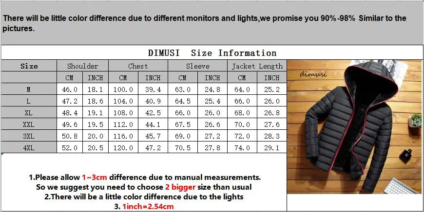 DIMUSI Winter Men Jacket Fashion Men Cotton Thick Warm Hooded Parkas Male Casual Fleece Thermal Windbreaker Slim Coats Clothing