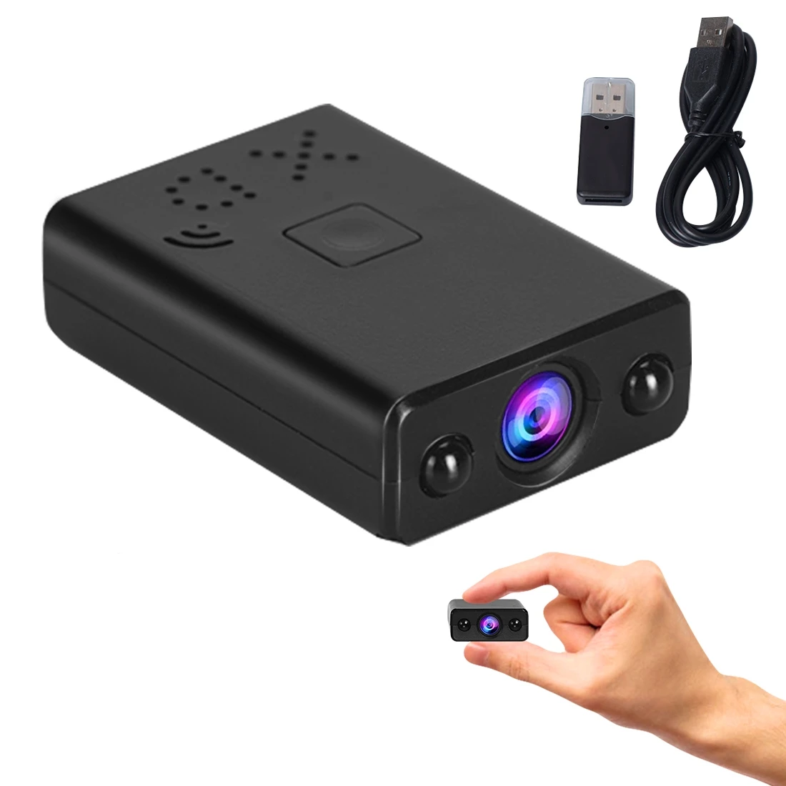 Мини IP камера с Wi Fi 1080P HD Спортивная ИК датчиком|Компактные видеокамеры| |