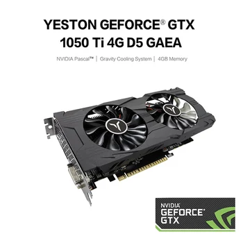 

Yeston GTX1050TI D5 GE GPU 4GB GDDR5 128bit Gaming Desktop computer PC Video Graphics Cards support DP/DVI-D/HDMI PCI-E X16 3.0