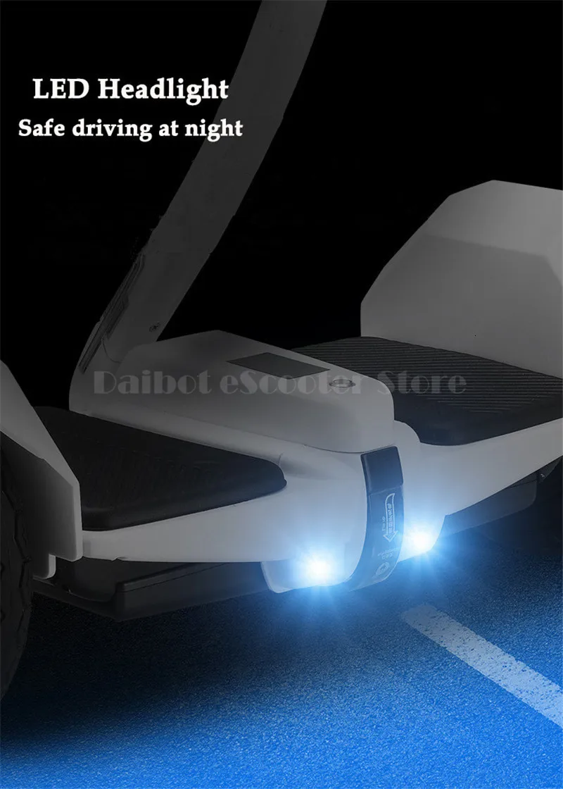 Daibot Electric Scooter Children Self Balancing Scooters 10 Inch Dual Motor 350W 36V Off Road Hoverboard APPBluetooth Speaker   (9)