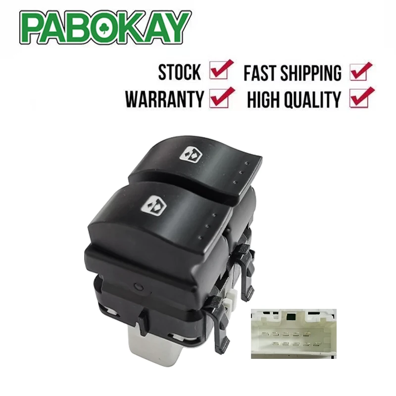 Interruttore Alzacristallo Elettrico Anteriore Destro Per Renault Espace Laguna Scenic 8200315042