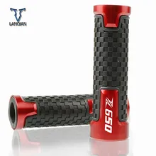 7/22 мм ручка бар универсальный мотоцикл Assecorie руль ручной ручки для kawasaki Z650 Z250 Z800 Z1000 z750 z900