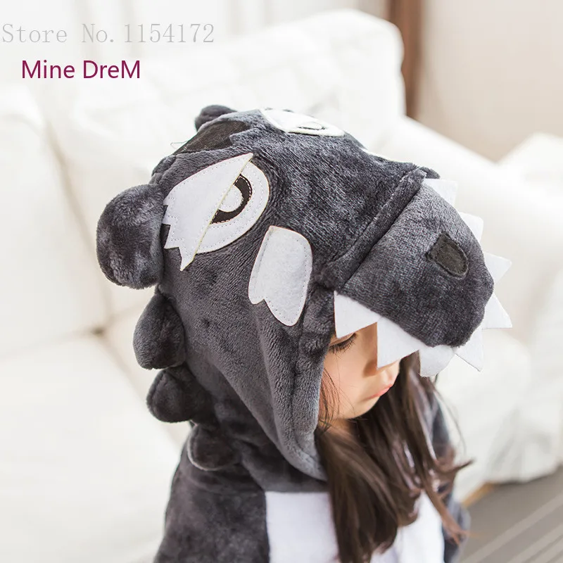Кигуруми животного Косплэй Костюм Волка взрослых Onesie пижамы для Хэллоуина Карнавал-маскарад Вечерние
