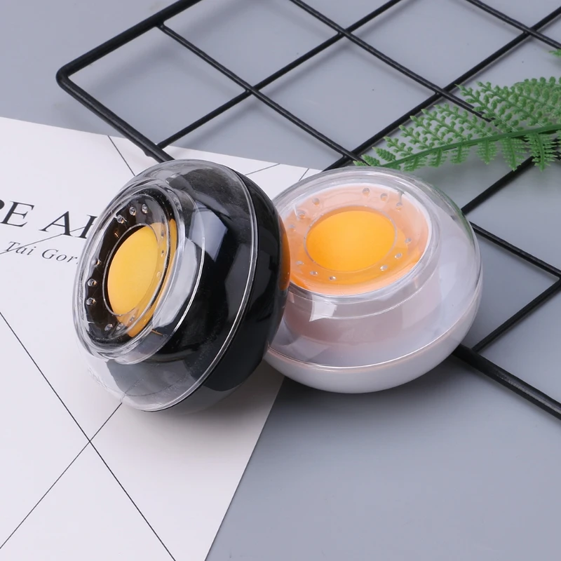 Plastic Round Case Sponge Finger Wet Wetted Tool For Casher Counting Cash Money R9JB