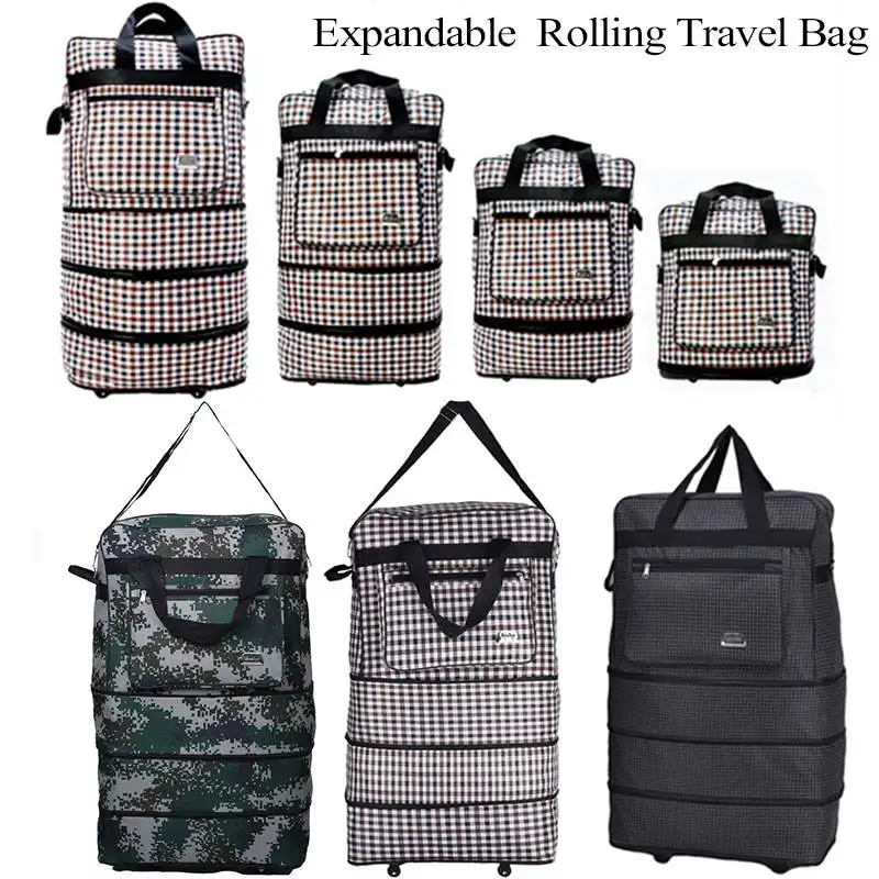 expandable travel luggage