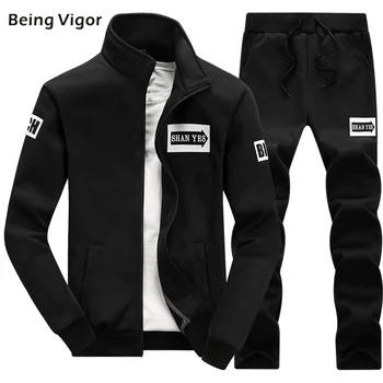 

Men Tracksuit Winter Sweatshirts Hoodies With Pant спортивный костюм мужской 2019 tuta uomo M-4XL chandal hombre