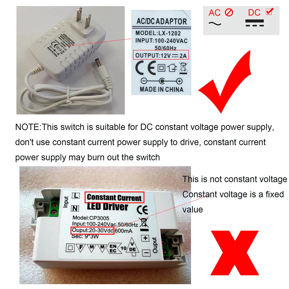 Dimmer 12v Touch Button Control Dimmable Switch For Strip Light Dc 5v -24v - Switches - AliExpress