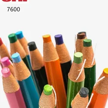 3 шт. Япония Mitsubishi Uni 7600 рулон бумажной промышленности масляные мелки карандаш Тип окружающей среды ручной разрыв 12 цветов на выбор