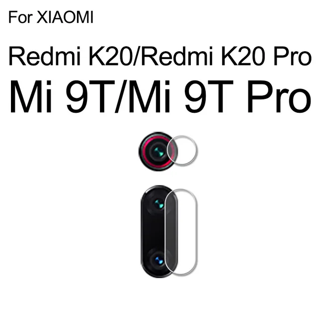 Задняя камера из закаленного стекла для объектива Xiaomi mi 9T Pro A3 Защитная пленка для экрана для Red mi Note 8 7 6 5 Pro на Red mi 7 7A 6 6A 5 Plus - Цвет: For Mi 9T Pro