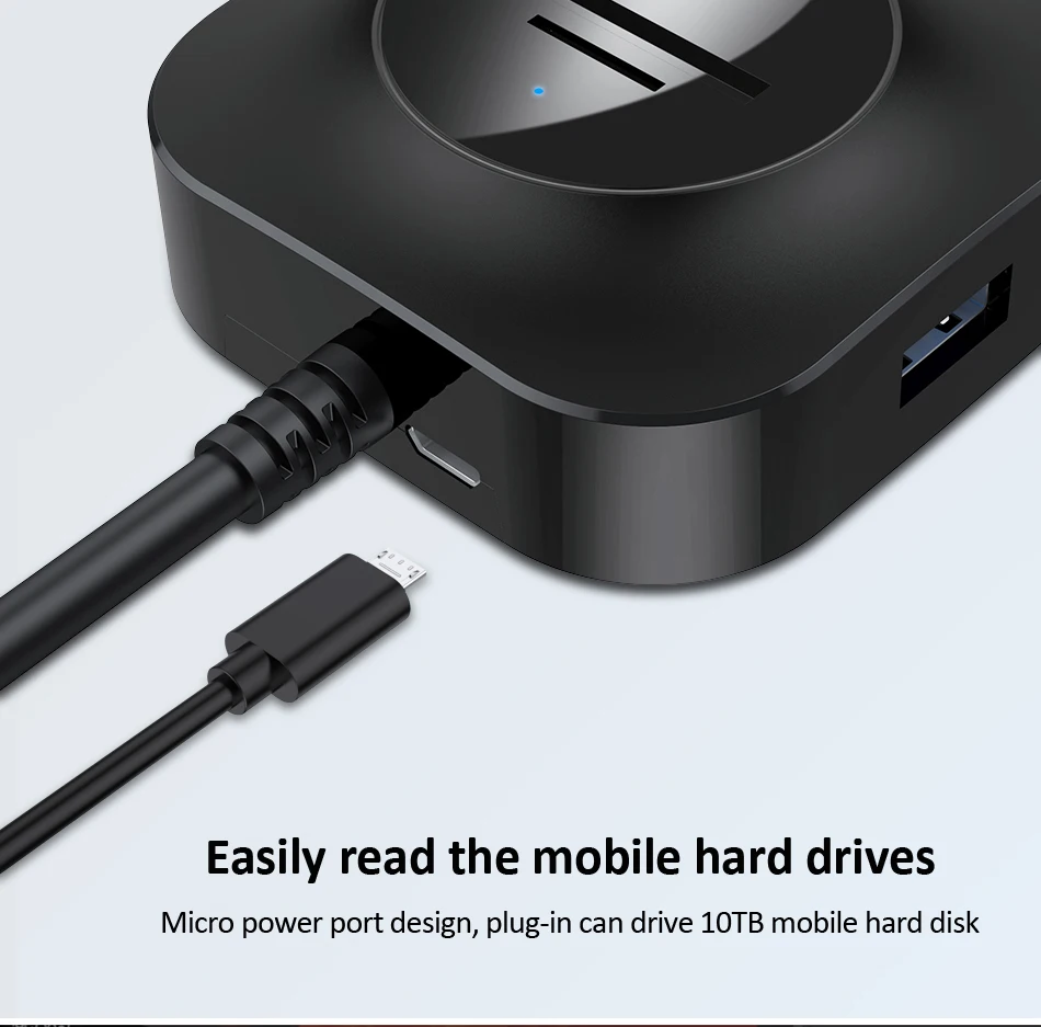 TeckNet usb-хаб USB 3,0 разветвитель концентратор для MacBook Pro поверхность USB 2,0 адаптер расширитель 5 портов концентратор с микро USB для компьютера USB