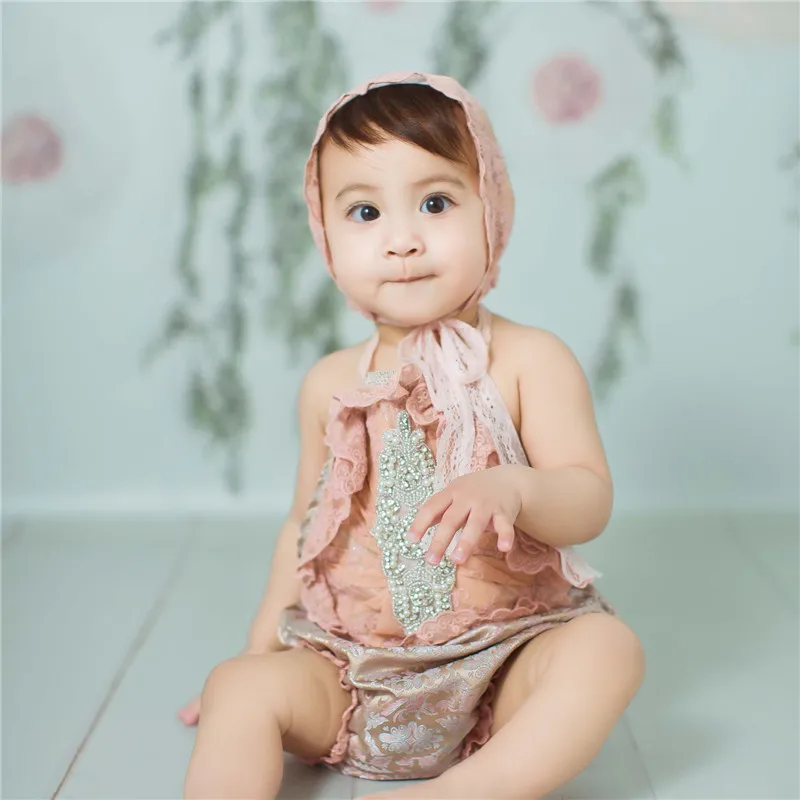 Студийный Детский костюм для фотосъемки дворцовый принцессы комплект с шапкой