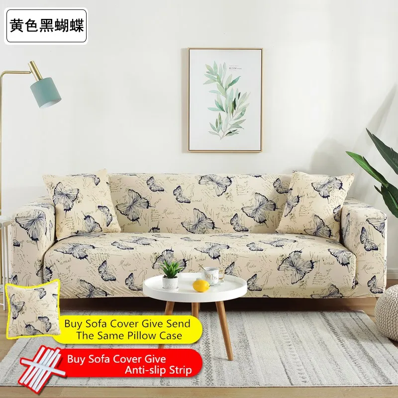 17 New Corner Sofa Cover Elastic Couch Cover for Sofa Sectional L Shaped Sofa Cover Chaise Longue Stretch Sofa Slipcover L shape - Color: 17
