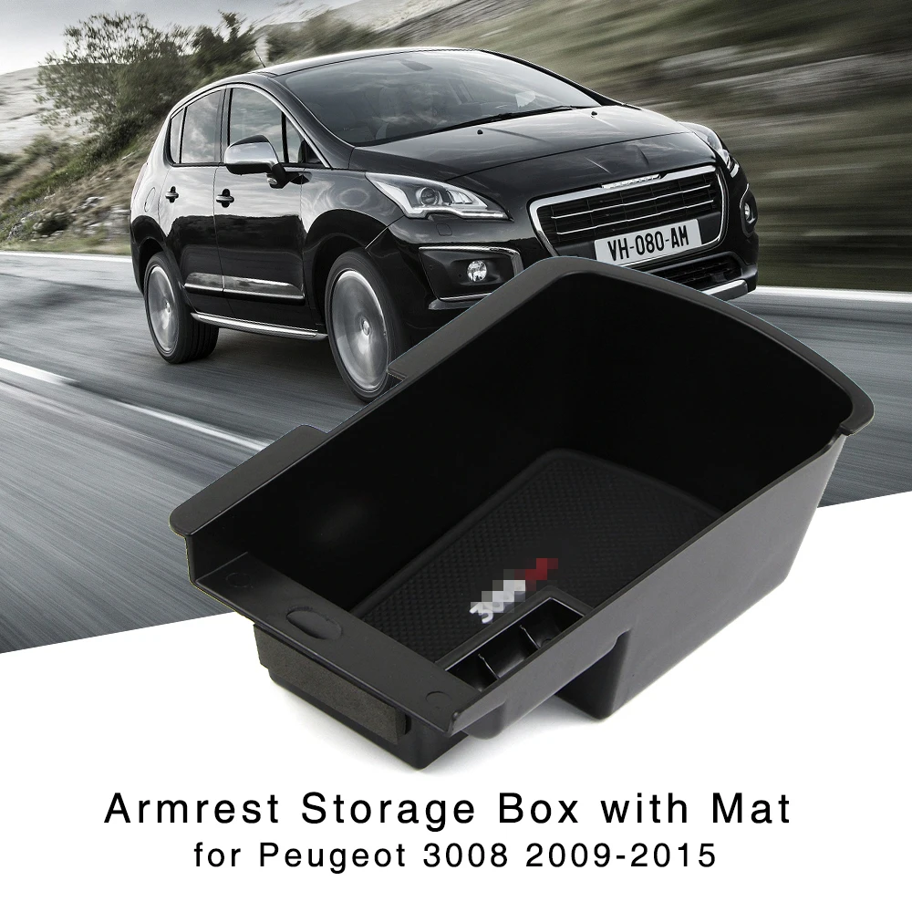 Подлокотник для хранения Peugeot 3008 2009 2010 2011 2012 2013 2014|Все уборки| |