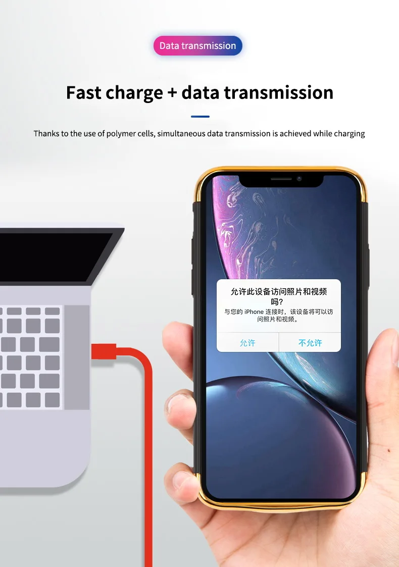 6000 мАч для Iphone 11 Pro Аккумулятор max зарядное устройство чехол умный силикагелевый материал корпус батареи банк питания