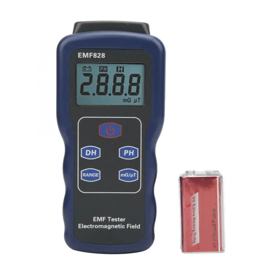 

Radiation Detector Radiation Dosimeter EMF828 Computer TV Electromagnetic Field Radiation Detector LCD Tester Meter Measurement