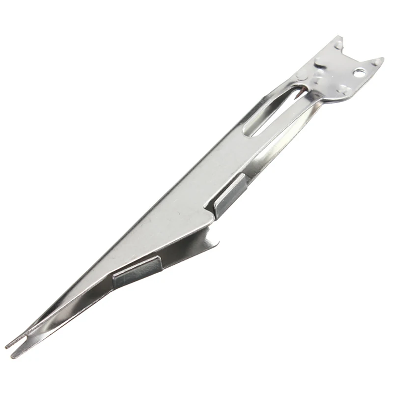

Tie Fast Knot Tying Tool Fly Fishing Line Tyer With Hook Eye Cleaner Silver Fishing Accessory Tackle Box ZY01