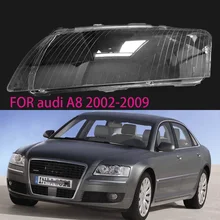 Dla Audi A8 D3 2002-2009 reflektory Shell Lens abażur powłoka ochronna reflektor samochodowy przezroczysta osłona