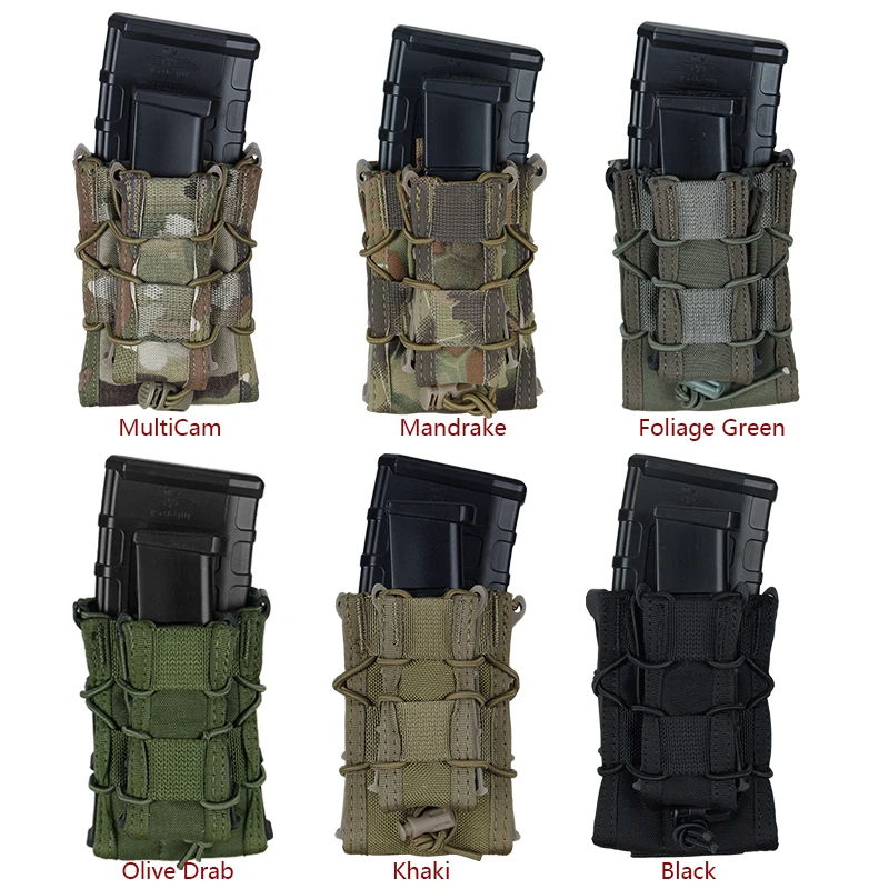 TMC Double TC Magazine Pouch Airsoft Mag Pouch Military Bag MOLLE ...
