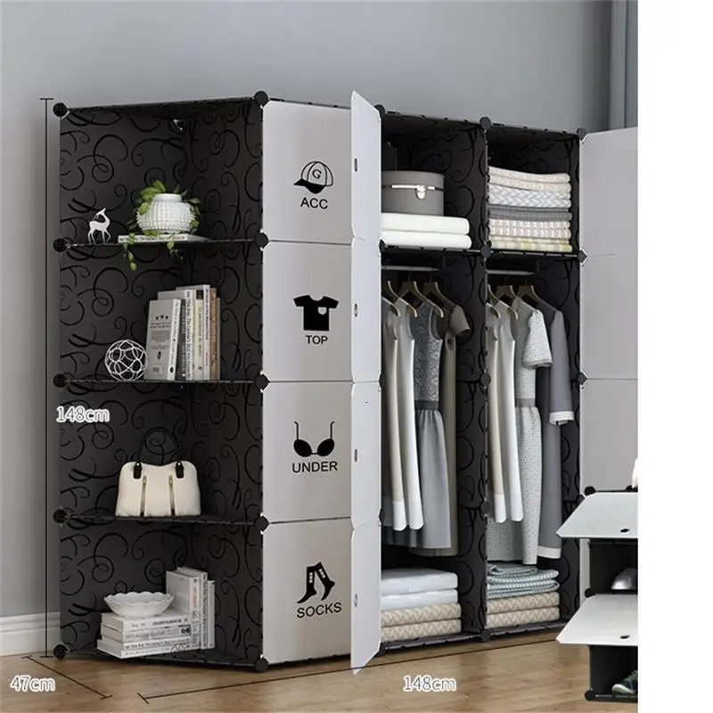 Armoire Rangement Szafa Armario Ropa Armadio Guardaroba Mobilya Mueble De Dormitorio Bedroom Furniture Closet Cabinet Wardrobe - Цвет: Version B