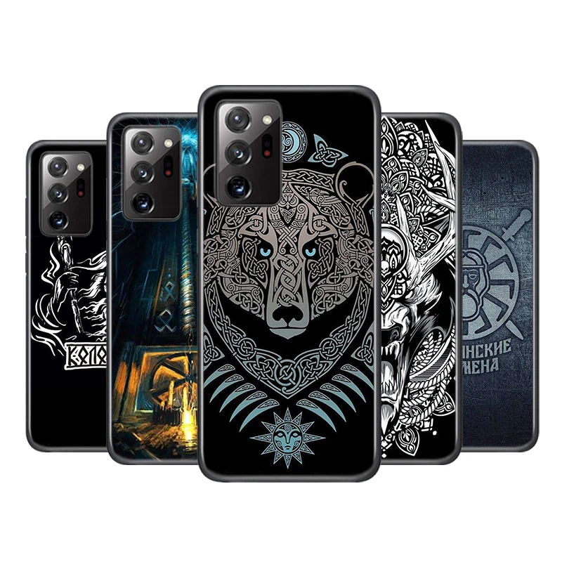 Slavic Viking Symbol Kolovrat For Samsung Galaxy A01 A11 A12 A21 A21S A31 A41 A42 A51 A71 A32 A52 A72 A02S UW Phone Case | Мобильные