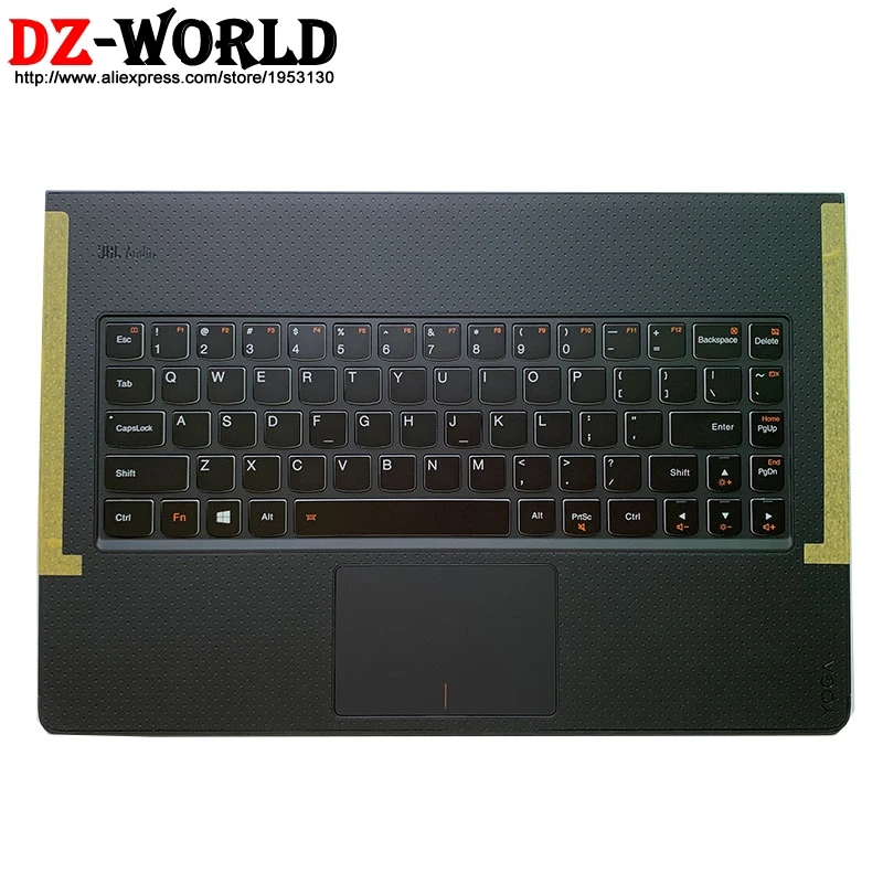 Верхний чехол для рук с иврит, клавиатура с подсветкой, тачпад Для lenovo Yoga 3 Pro 1370, ноутбук с крышкой 5CB0G97334
