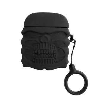 

Funny skull Case For Apple Airpods Cover Cartoon Bluetooth Earphone Case For Air pods Headphone Case Box Couples Headset Bag