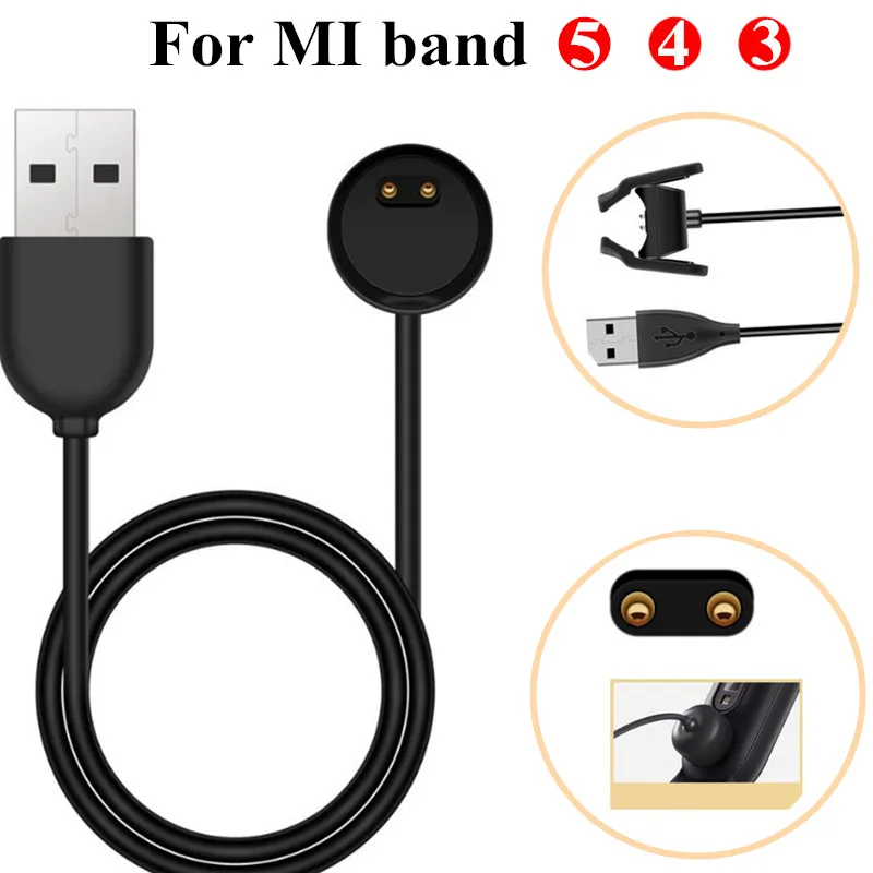 Charger-usb-Adapter-For-Xiaomi-Mi-Band-5-4-Miband-3-2-Smart-Wristband-Bracelet-Mi