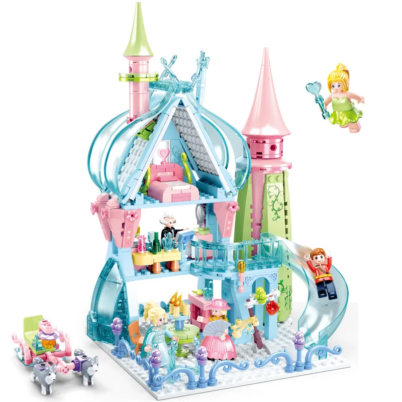 Girl's Castle Model Building Blocks Good Friends Series Toys Kids Gifts 